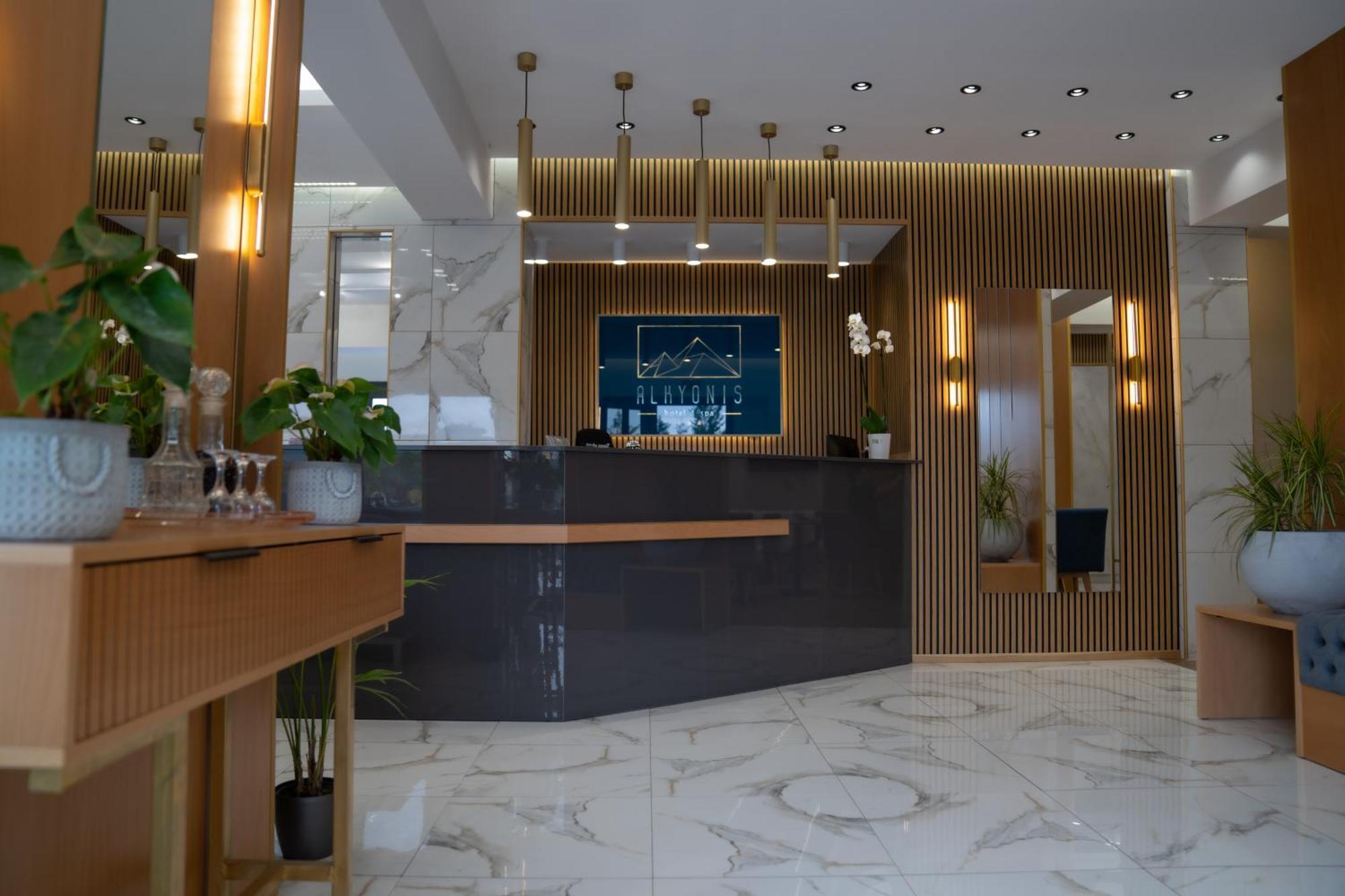 Alkyonis Hotel & Spa Káto Loutrákion Kültér fotó